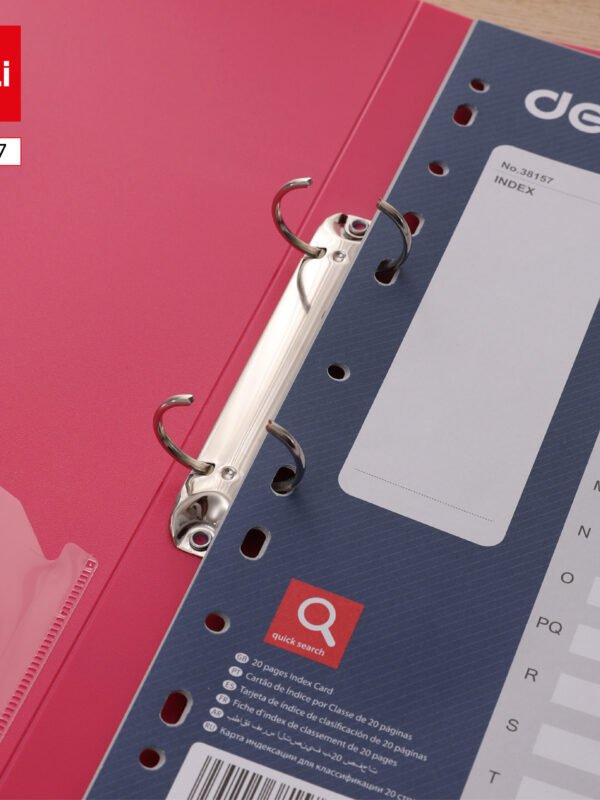 ديلي أطباق فواصل وفهرسة مصنف - 20 فاصل - قياس A4 - رمادي E38157